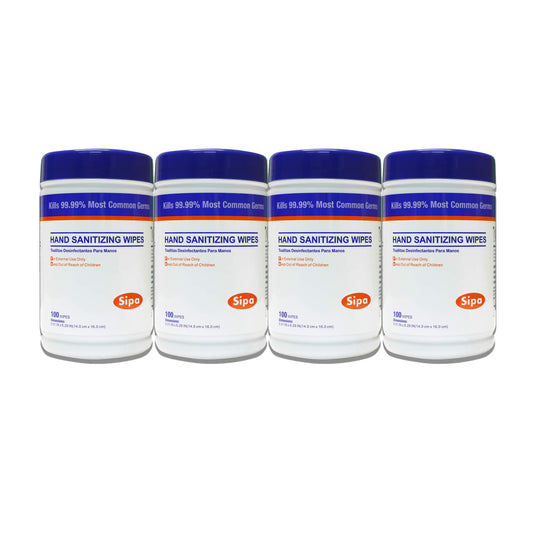 SIPA hand sanitizing wipes with soft texture for comfortable cleansing on the go.