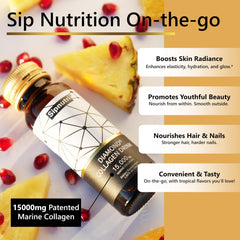 Sipnutri Collagen Shot On The Go in a compact 50 ml format