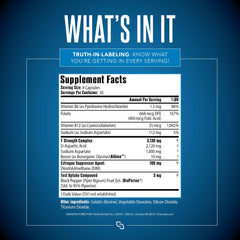 SIRENLABS D1-T Strength label highlights the clinically dosed formula.