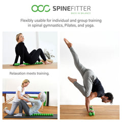Sissel Spinefitter Green packaging with carrying strap for easy transport