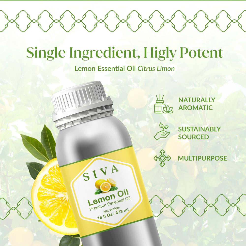 SIVA Lemon oil applied to hair for scalp refresh and shine
