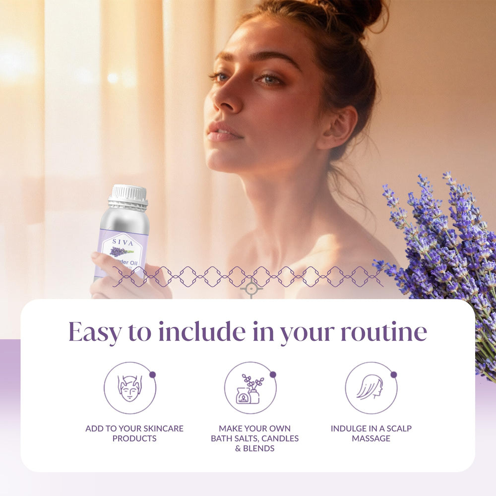 SIVA ORGANICS lavender oil used in soap and candle making projects