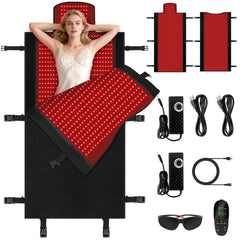 Siyiteng full-body mat offers at-home red light therapy for full-body coverage.