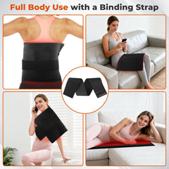 Siyiteng red light therapy mat neck zone supports targeted relaxation.