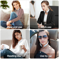 Sjdbeoqml portable neck massager suitable for travel and quick relief