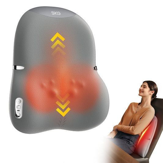 SKG cordless full-back massager with 40 cm track for wide coverage