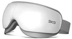 SKG Eye Massager with Heat: adjustable heat levels for soothing relief.