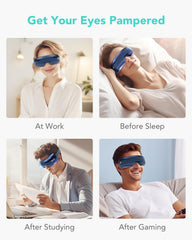 SKG Eye Massager one-button design makes operation quick and easy.