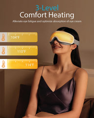 SKG Eye Massager Thermotherapy: gentle warmth for tired eyes.