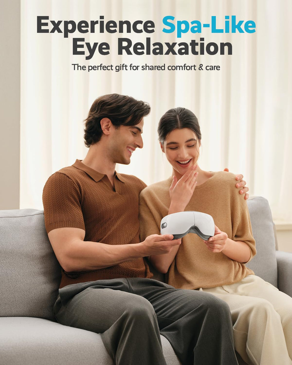 SKG Eye Massager Travel-Friendly: easy to pack for flights and commutes.