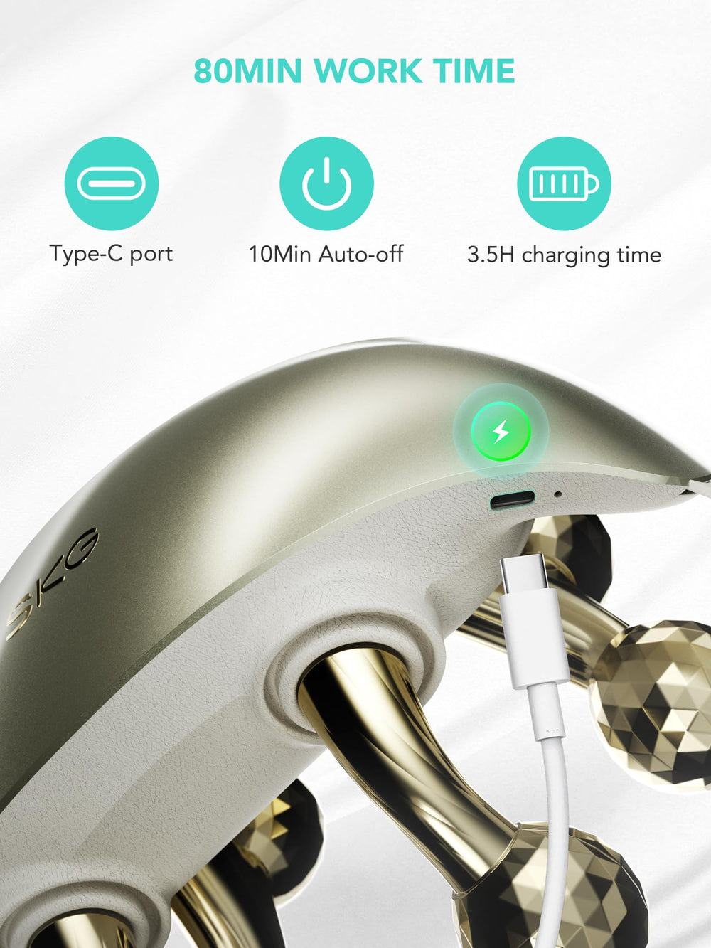 SKG H7 Ultra wireless control panel for easy operation