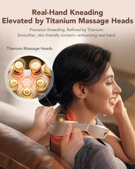 SKG neck massager with 3D heads offering broader coverage from neck to shoulders.