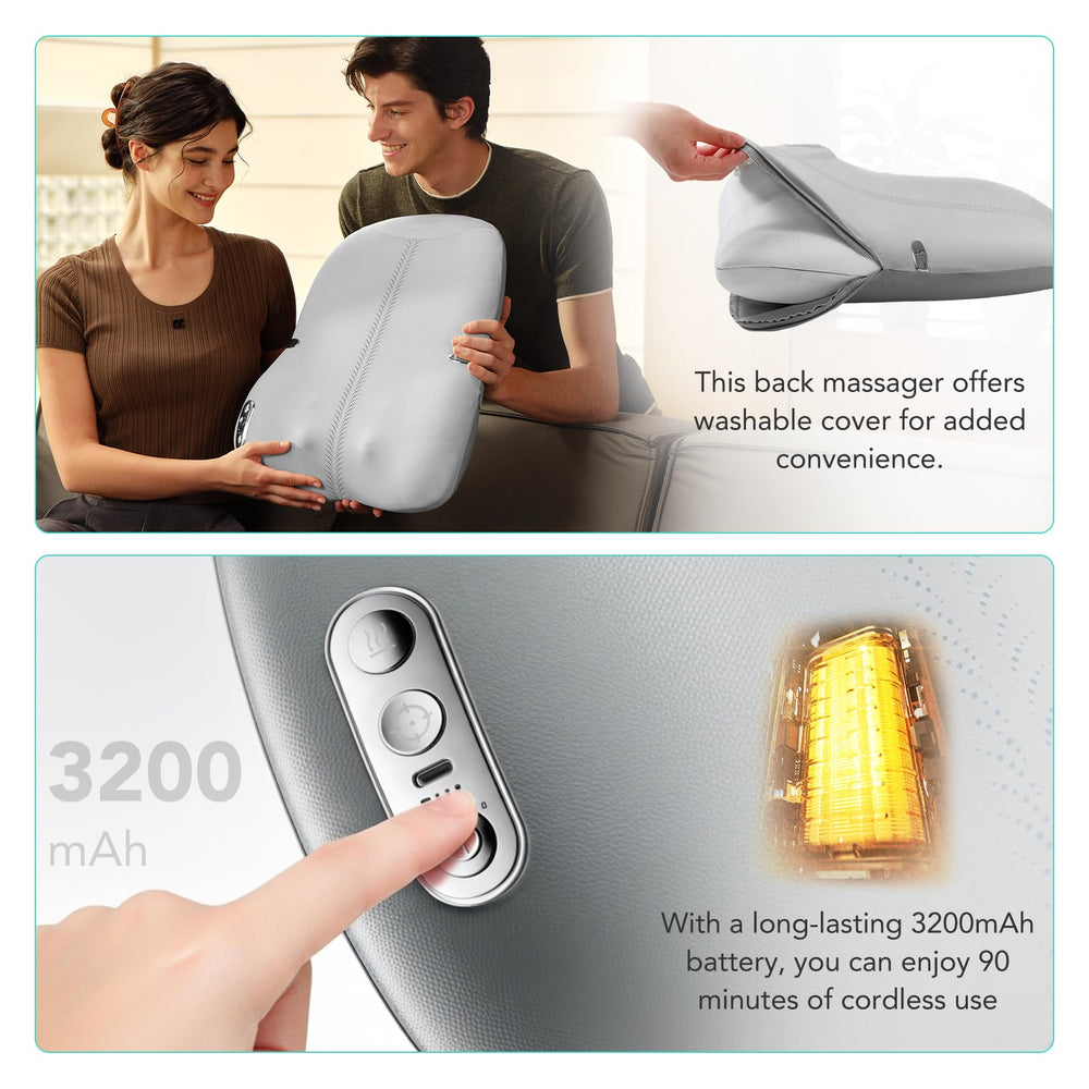 SKG ultra-slim massager at 40 mm thickness for portability