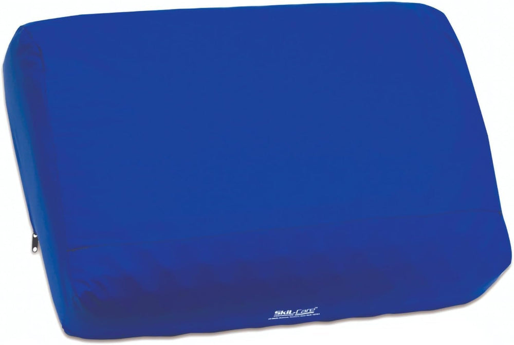 Skil-Care Heels-Off cushion front view relieves heel pressure and supports leg alignment.