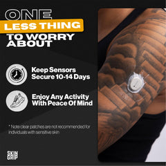Skin Grip 5-part split design allows easy, seamless application.