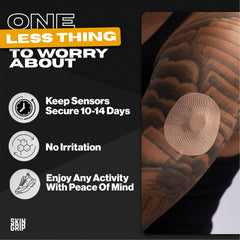 Breathable, skin-friendly Skin Grip material close-up for comfort.