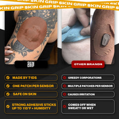 Skin Grip patch easy to apply before bed to set adhesion.
