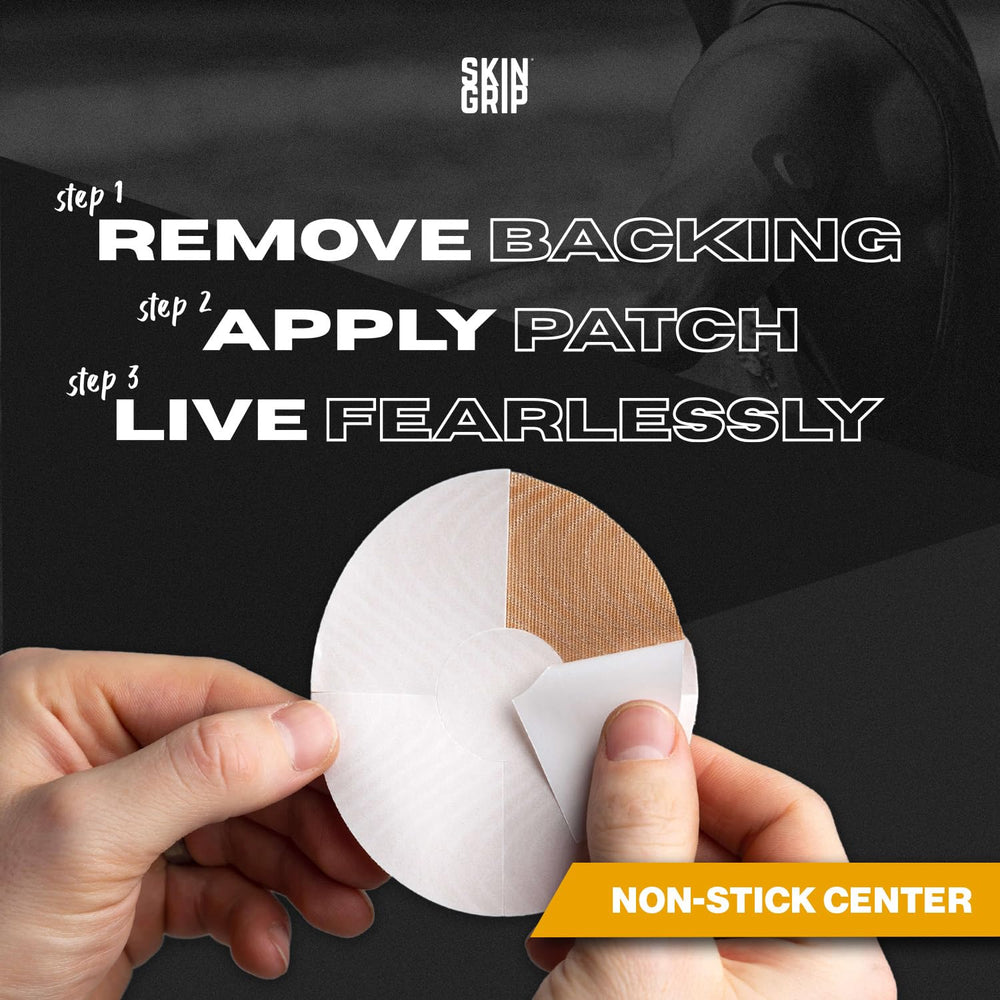 Skin Grip CGM Patch 10–14 Days Durability: supports extended wear between sensor changes.