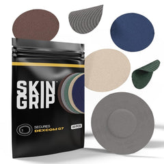 Skin Grip Dexcom G7 patch adhesive securely grips the sensor during daily activities.