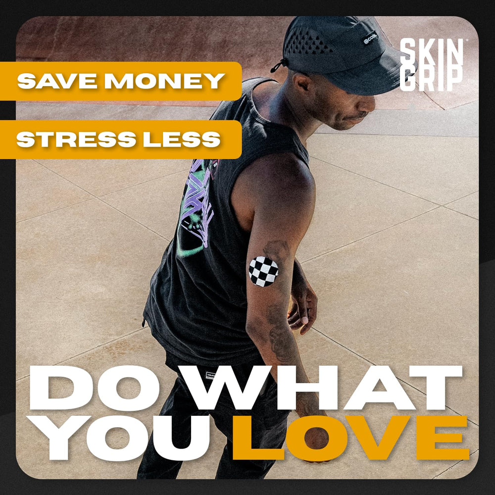 Skin Grip sensor-application step helps secure sensor with confidence.