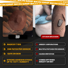 Skin Grip 4-way stretch design enables easy, seamless application.
