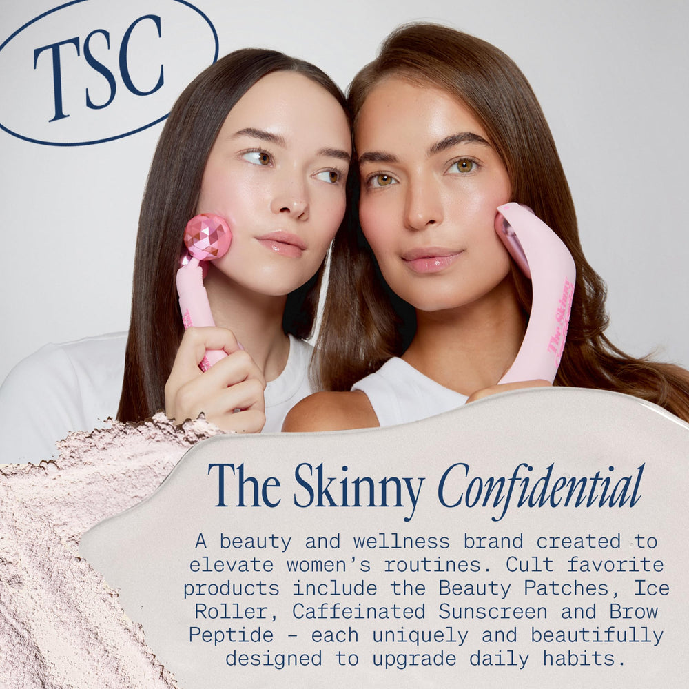Compact packaging of The Skinny Confidential patches for travel and bedside use