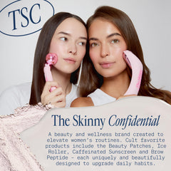Compact packaging of The Skinny Confidential patches for travel and bedside use
