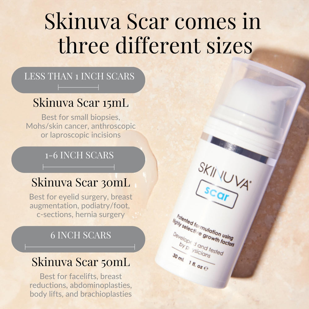 Skinuva aloe and centella asiatica components on label visual