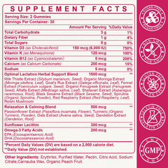 SKLIA liposomal lactation gummies in peach flavor for easy postpartum nourishment