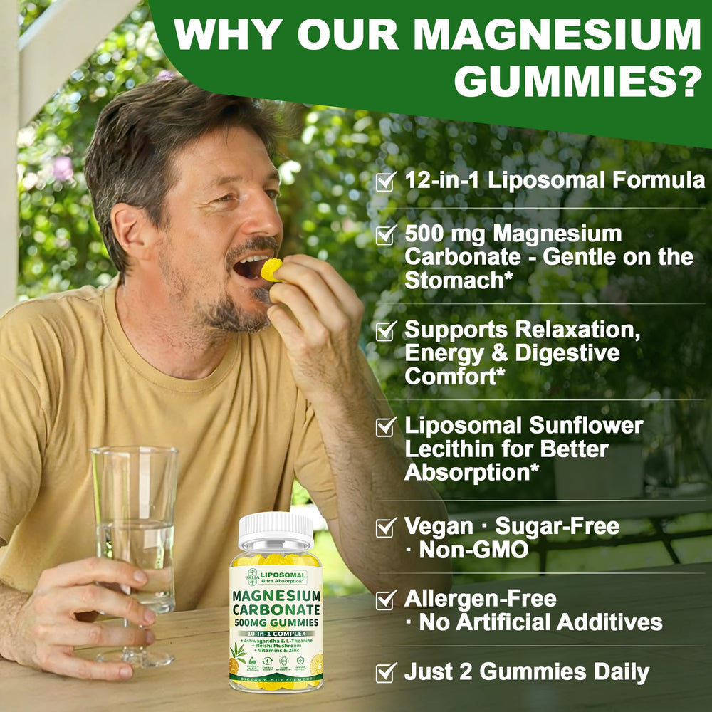 SKLIA liposomal magnesium gummies ashwagandha—calm-evening support in a chewable gummy