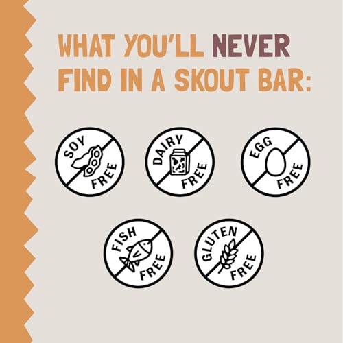 Skout vegan protein bars emphasize plant-based nutrition without dairy