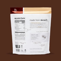 Skratch Labs Recovery Drink shake in glass with creamy oat latte