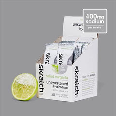 Skratch Labs Unsweetened Hydration pour demonstrates easy mixability for gym sessions.