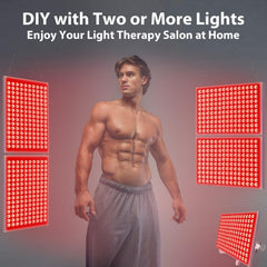 Skylaxy soft glow LEDs offer a soothing ambiance during routines