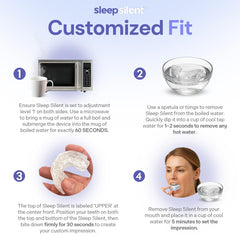 Sleep Silent boil-and-bite setup demonstrates personalized fit