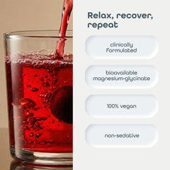 SleepHabits Restore tart cherry imagery suggesting natural sleep support