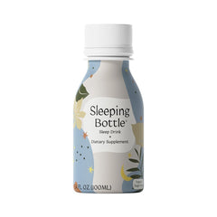 Sleeping Bottle lifestyle shot conveying calm evenings and refreshed mornings