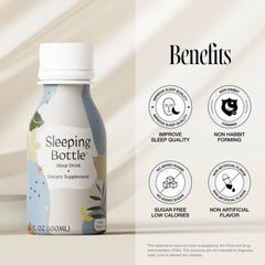 Sleeping Bottle travel-size pack for on-the-go sleep support.