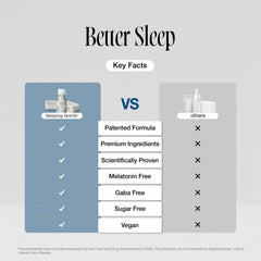 Sleeping Bottle vegan sleep aid packaging and lifestyle use.