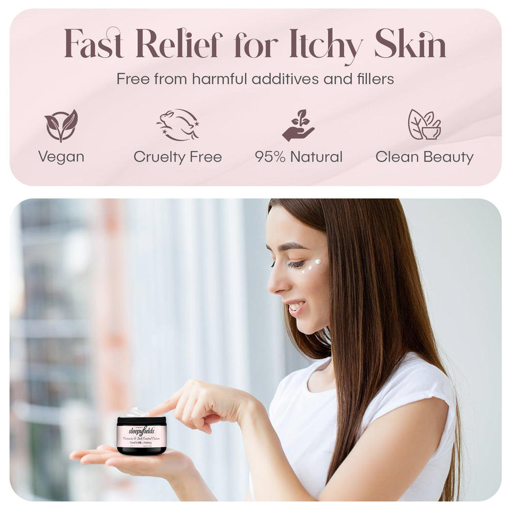 SLEEPY FIELDS hypoallergenic paraben-free jar for sensitive skin