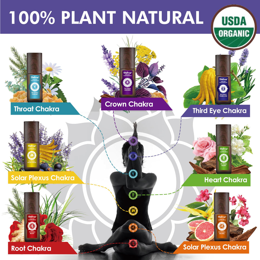 Slema 7 Chakra gift box packaging ready for gifting wellness
