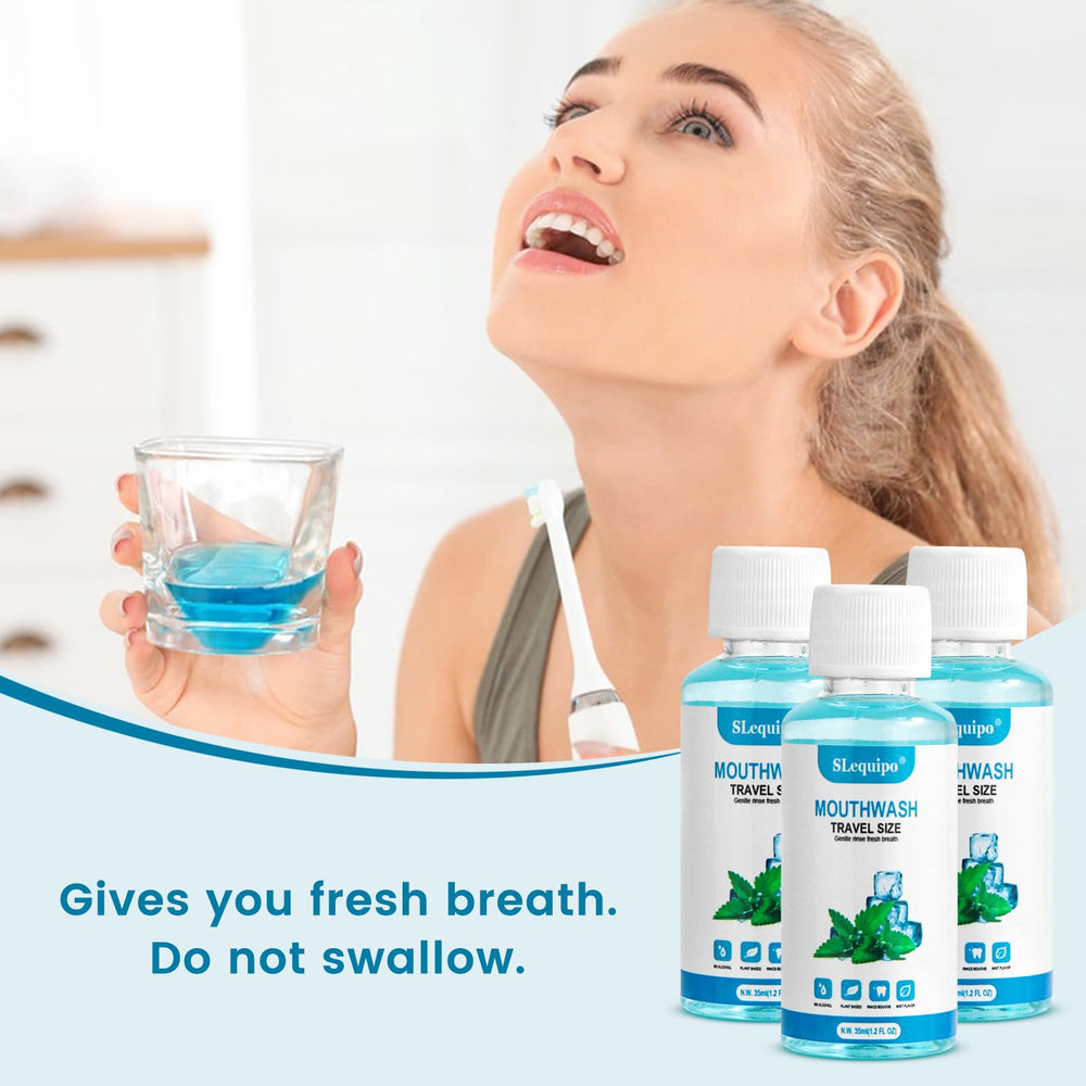 SLequipo bulk travel mouthwash 50 bottles ideal for hotels and trips