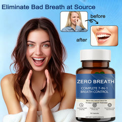 Slifthistle Zero Breath packaging highlighting convenient daily odor control.