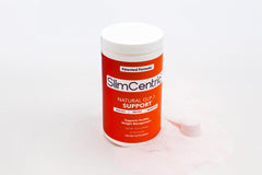 SlimCentric GLP-1 serving preparation in a shaker.
