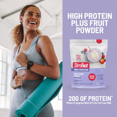 SlimFast High Protein Smoothie scoop with fiber boost for fullness