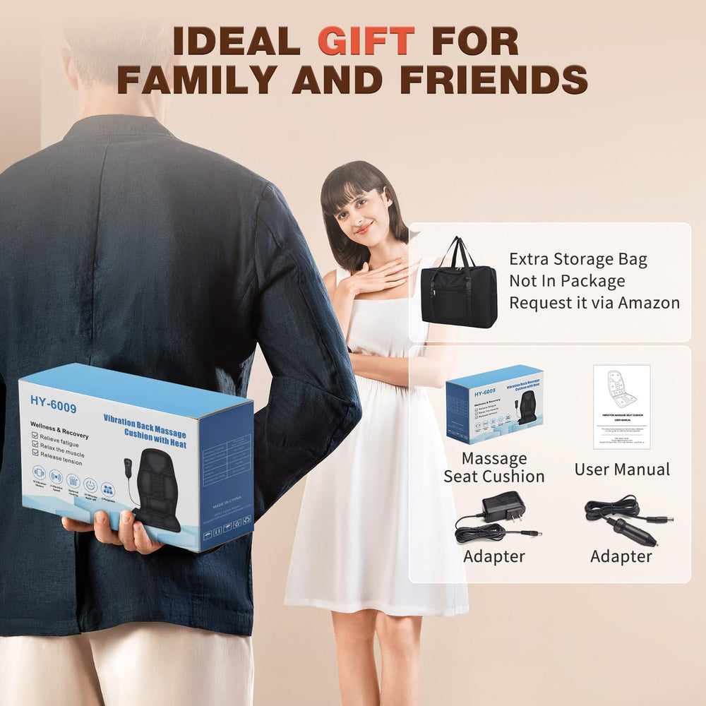 SLOTHMORE gift-ready massager brings relaxation to family and friends.