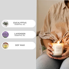 Slow North soy-wax close-up highlights natural, clean-burning formula
