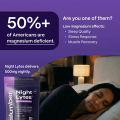Slumber Night Lytes pour shows Vanilla Hibiscus flavor for evening ritual