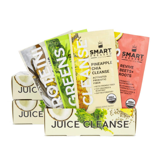 SMART Pressed 3-Day Cleanse bottle ready for a convenient daily detox.