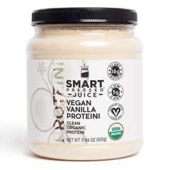 SMART Pressed Proteini vegan vanilla bottle for post-workout protein boost